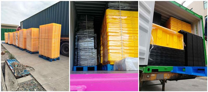 HDPE drum spill pallet