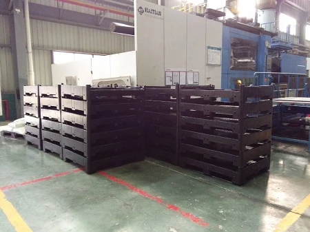 neatly stacked pallets for plastic pallet boxes neatly stacked pallets for plastic pallet boxes
