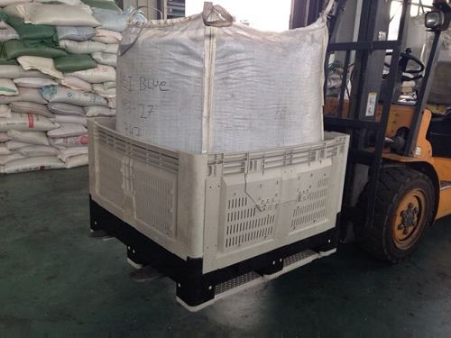 folding plastic pallet boxes undergo load-bearing tests folding plastic pallet boxes undergo load-bearing tests