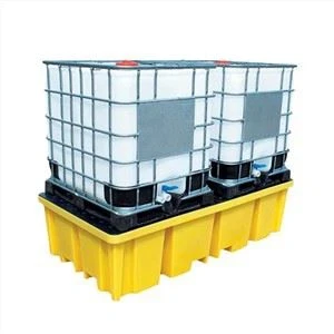 Палет за разливане на IBC с нисък профил